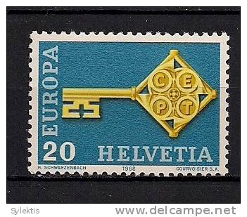 SWITZERLAND 1968 EUROPA CEPT SET MNH - Neufs