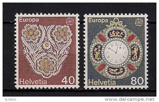 SWITZERLAND 1976 EUROPA CEPT SET MNH - Neufs