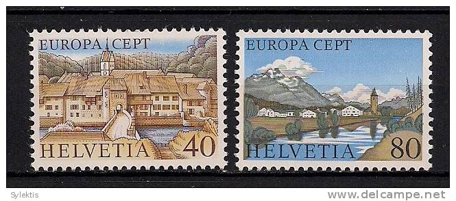 SWITZERLAND 1977 EUROPA CEPT SET MNH - 1977