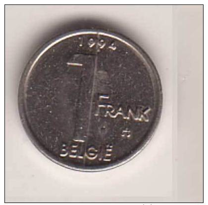 Belgien , 1 Frank , 1994 ( G.Schön 168 ) - 1 Frank