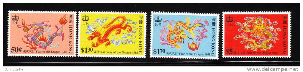 Hong Kong 1988 Year Of The Dragon MNH - Unused Stamps