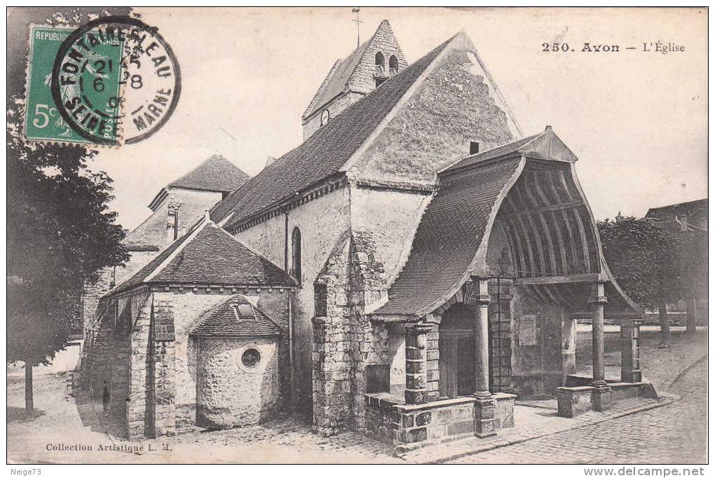 Cpa Du 77 - Avon - L'Eglise - Avon