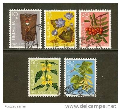SWITZERLAND 1975 PRO JUVENTUTE Used 1062-1066 - Used Stamps
