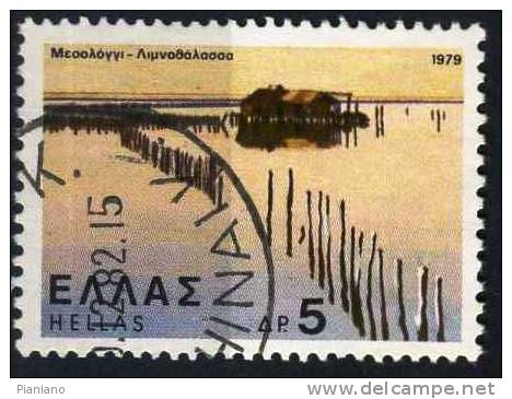 PIA - GRECE - 1979 : Lac Salé , Missolonghi - (Yv 1369) - Oblitérés