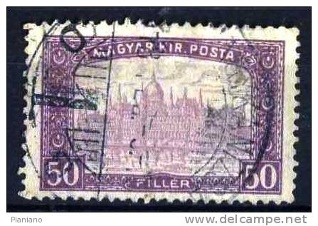 PIA - UNGHERIA - 1917 : Palazzo Del Parlamento A Budapest - (Mi  200) - Used Stamps