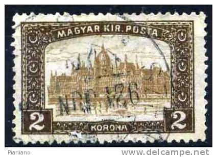 PIA - UNGHERIA - 1917 : Palazzo Del Parlamento A Budapest - (Mi  204) - Used Stamps
