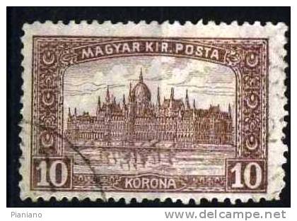 PIA - UNGHERIA - 1917 : Palazzo Del Parlamento A Budapest - (Mi 207) - Usati