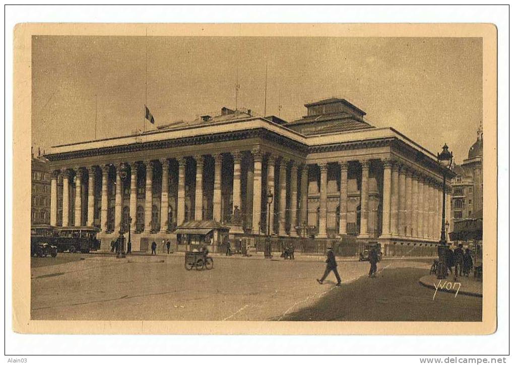 CPA - 75 - PARIS... EN FLANANT - La Bourse - YVON - Autres Monuments, édifices