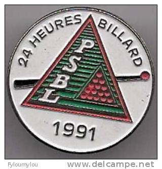 BILLARD - 24 Heures BILLARD PSBL 1991 - Billiards