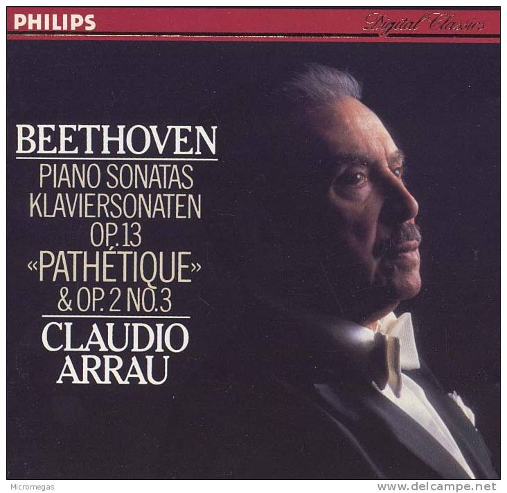 Beethoven : Sonates Pour Piano N°3 & 8, Arrau - Klassik