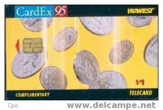 # USA 31 US WEST - CardEx 95 - Keep The Change $1 Gpt -pieces,coin-  Tres Bon Etat - [1] Hologrammkarten (Landis & Gyr)