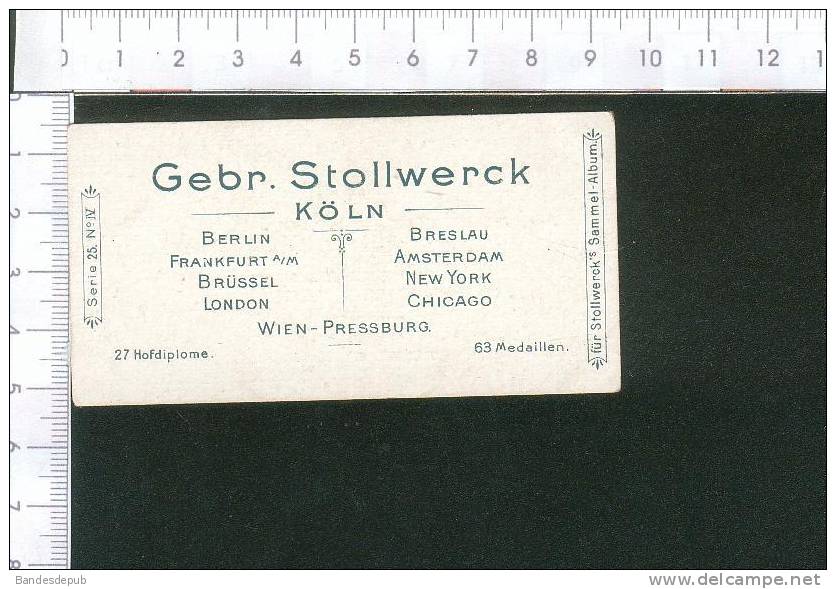 Stollwerck Cologne Köln Chromo époque Empire Enfant Jeu De Billes - Stollwerck