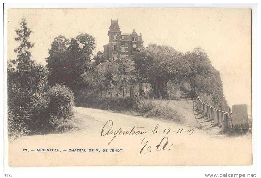 10571 - ARGENTEAU - Château De M. De Vendt - Oupeye