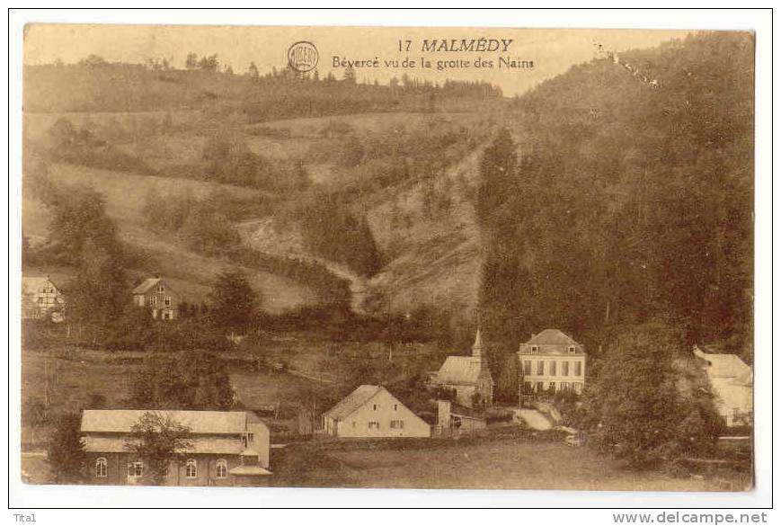 10609 - MALMEDY - Bévercé Vu De La Grotte Des Nains - Malmedy