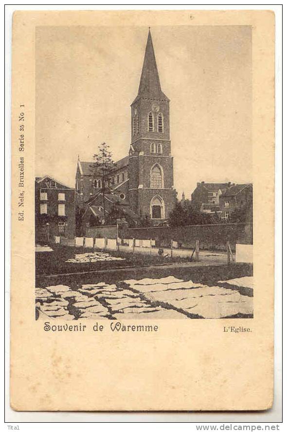 10636 - Souvenir De Waremme  - L' Eglise "Nels Série35 N° 1" - Waremme