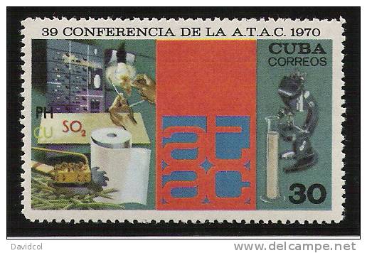 N370.- C U B A.-( 1970 ).- " ASOCIACION TECNICA AZUCARERA   " .- EDIFIL #: 1796  .- MNH.- - Unused Stamps