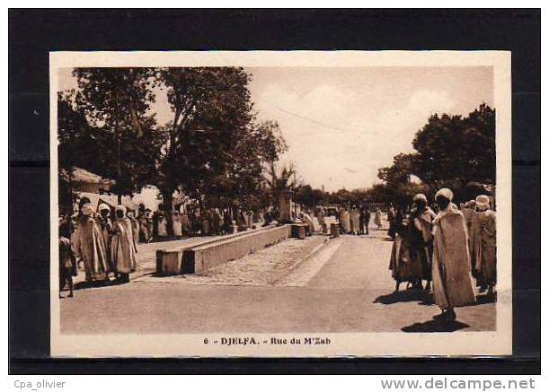 ALGERIE Djelfa Rue Du M'Zab, Animée, Ed EPA 6, 193? - Djelfa