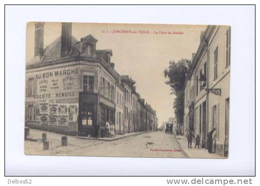 15 A.-JONCHERY-sur-VESLE.- La Place Du Marché - Jonchery-sur-Vesle