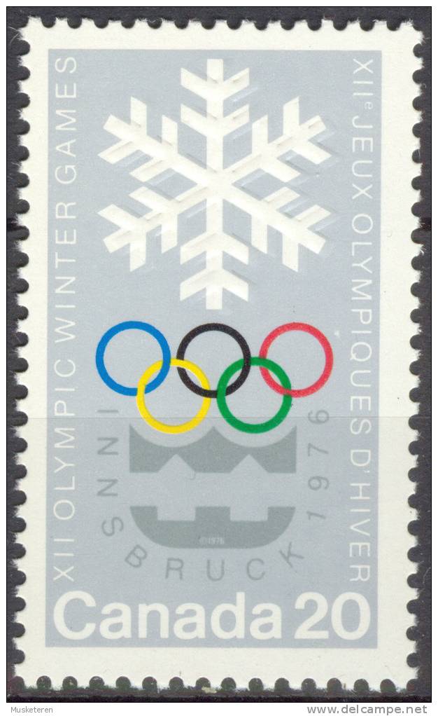 Canada 1976 Mi. 620 Olympic Games Innsbruck MNH - Neufs