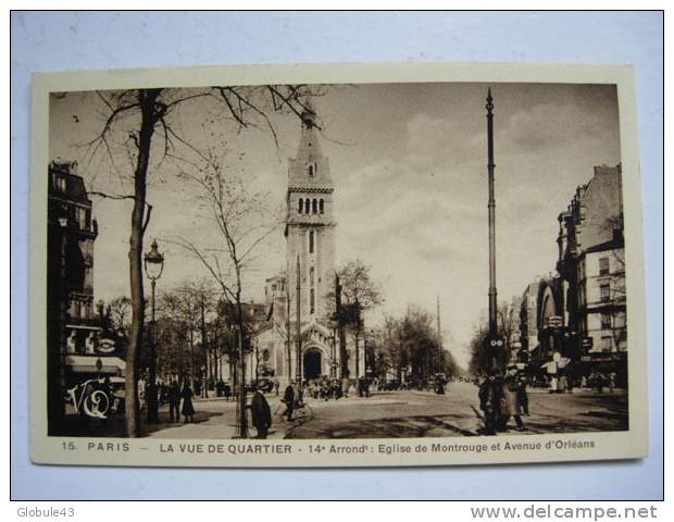 Eglise De Montrouge Et Avenue D'Orléans - District 14