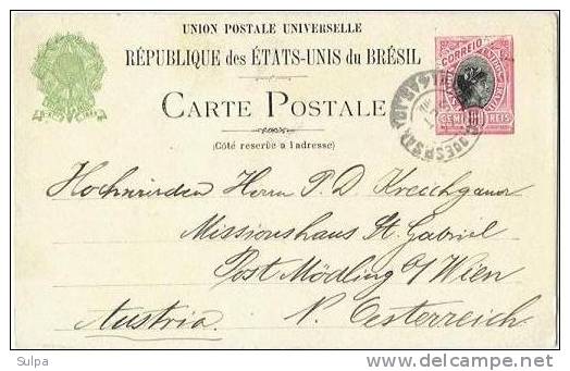 Entier Postal Exp. De Victoria  - Mission / Postal Stationary - Briefe U. Dokumente