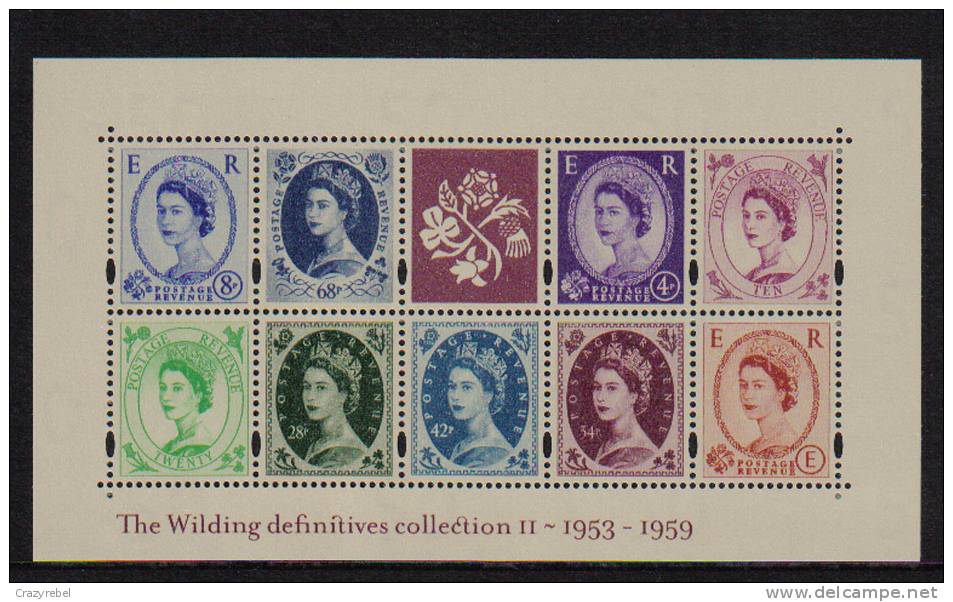 GB 2003 QE2 Wilding Definitive Stamps MS2 Second Issue Presentation Pack No 61 - Presentation Packs