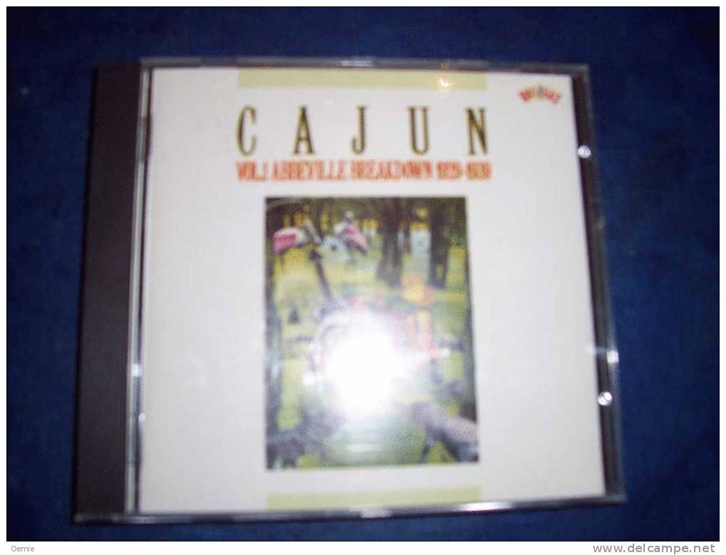 CAJUN °°°°  VOL 1 ABBEVILLE  BREAKDOWN  1929 1939       CD    22  TITRES - Country En Folk