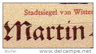Luther Von Wittenberg O In Von Defekt DDR 2756 I ** 50€ Plus Vergleichsstücke - Errors & Oddities