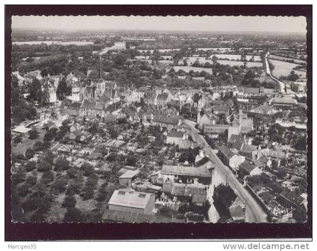 Argentré Arrivée De La Route De Louvigné Vue Générale Aérienne édit.combier N° 27773 Belle Cpsm - Argentre