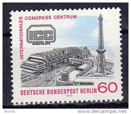 I. Quartal 1979 O Burg Gemen Vischering Kleve Congress Berlin 587-591 4€ Used Set From Germany - Lots & Kiloware (mixtures) - Max. 999 Stamps