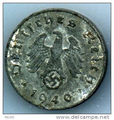 Allemagne 10 Pfennig 1940 J Tb - 10 Reichspfennig