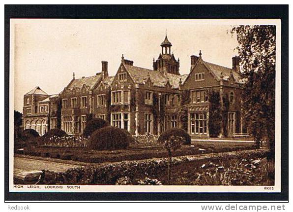 Early Postcard High Leigh House Looking South  - Hoddesdon Hertsfordshire - Ref 411 - Hertfordshire