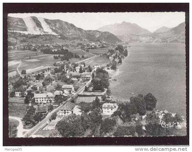 Doussard Bout Du Lac Le Lac & Les Hôtels édit.combier N° 83-39 A Rails Du Chemin De Fer   Belle Cpsm - Doussard