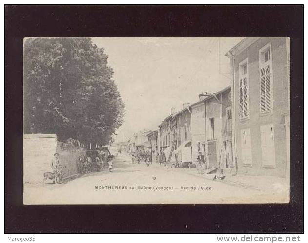 Monthureux Sur Saône Rue De L'allée édit.breger Animée Belle Carte - Monthureux Sur Saone