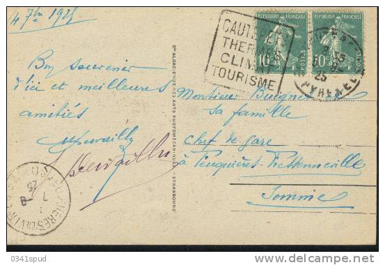 1925  France 65   Daguin Cauterets Thermes  Terme Thermal - Hydrotherapy
