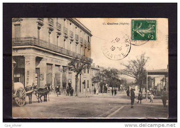 ALGERIE Guelma Magasin Aux Armes De France, Animée, Ed ? 25, 1910 - Guelma