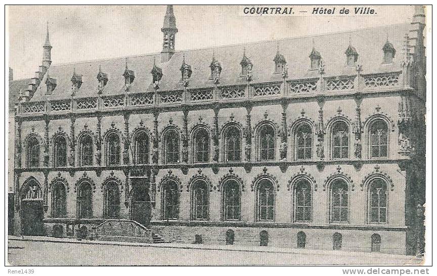 Kortrijk Courtrai - Feldpost - Hôtel De Ville - Kortrijk