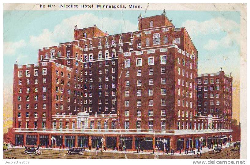 Z1070  United States Minniapolis Nicollet Hotel  Uncirculated Transversal Bending - Other & Unclassified