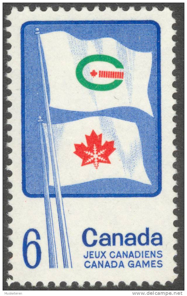 Canada 1969 Mi. 442 Canadian Games Flag MNH - Unused Stamps