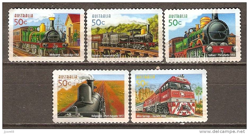 Australia 2004  150th Ann.of Australian Railways  (o) P+S Stamp - Gebraucht