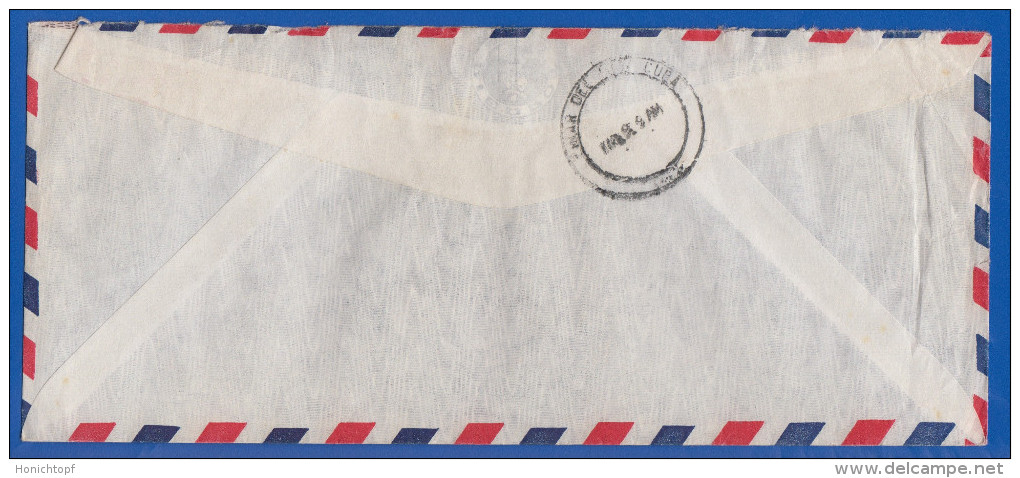 Cuba; 1962; Cover; Coreo Aereo; Via Air Mail - Posta Aerea