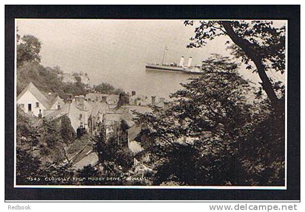 Judges Postcard Paddlesteamer Boat From Hobby Drive Clovelly Devon - Ref 412 - Clovelly