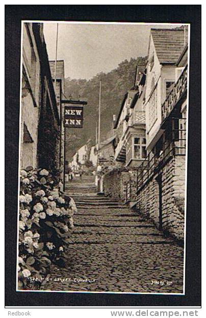 Judges Postcard The New Inn & High Street Clovelly Devon - Ref 412 - Clovelly