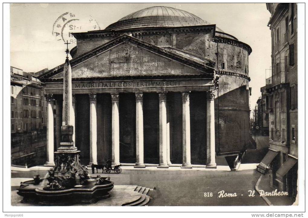 CPSM De Rome   Le Panthéon - Panteón