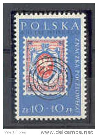 Pologne  Poland Polen Polska  BF**  N° YT 1042 Exposition "Polska 60" Centenaire Du 1er Timbre Polonais - Neufs