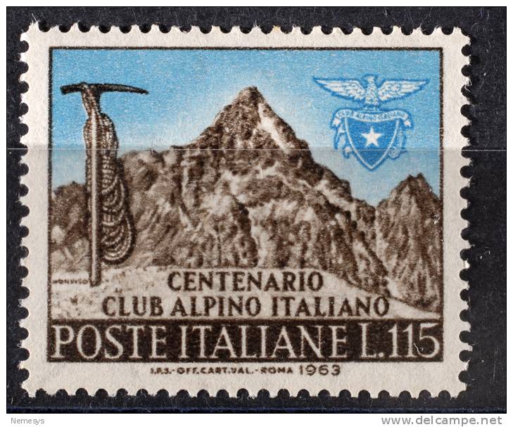 1963 CLUB ALPINO ITALIANO MNH**(S. 960) - Bergsteigen