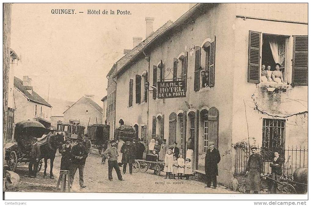 QUINGEY  ( 25 )  - Hotel De La Poste - Autres & Non Classés