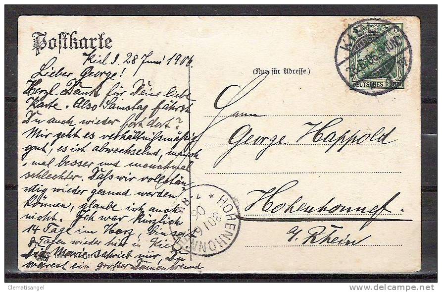 SELTEN!! KIEL * MARINE-SCHULE * 1906 *!! - Kiel