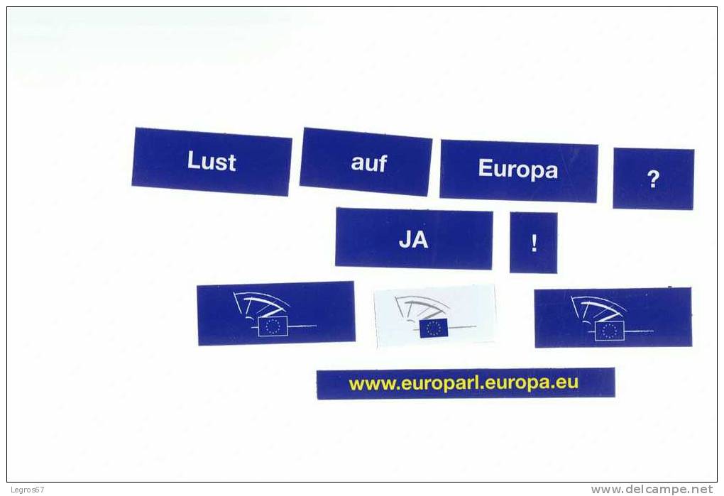 MAGNET PUZZLE PARLEMENT EUROPEEN 10 PIECES - Magnets