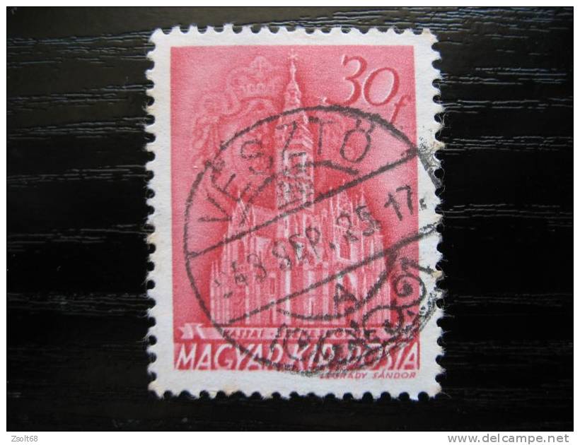 1926. PENGO - FILLER (30 FILLER) WITH  VÉSZT&#336;  POSTMARK - Used Stamps
